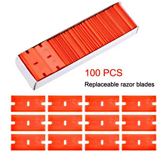 Plastic scraper for removal of vinyl on vehicles 😉