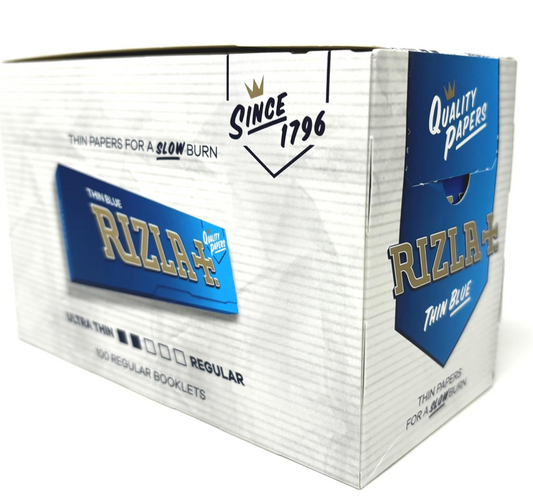 Blue rolling papers standard size
